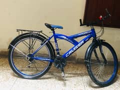 cruiser gear bicycle used but like new everything in new condition