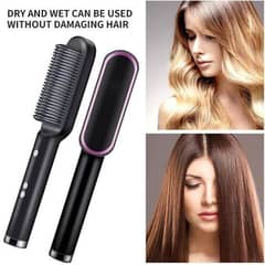 Electric hair straightener Brush high quality. Home delivery available