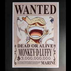 Wanted poster for Monkey D. Luffy