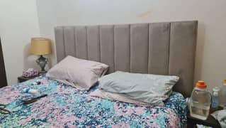 KING SIZE BED ALMARI DRESSING AND SIDE TABLES