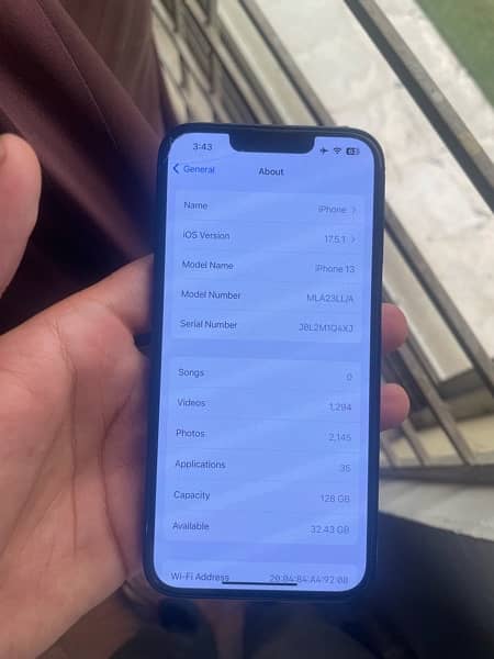 iPhone 13 128 gb non pta (jv) 2