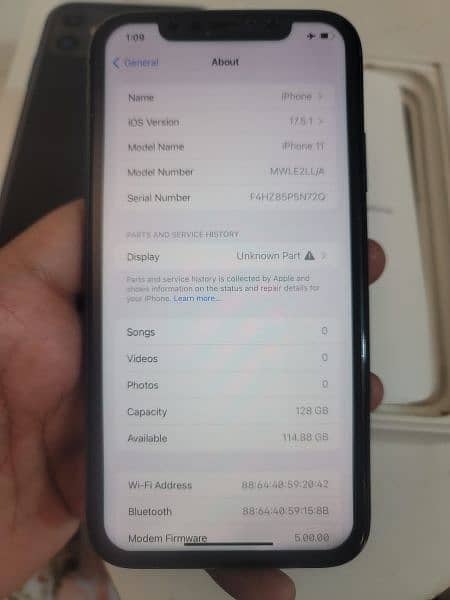 iPhone 11 LLA, Factor Unlocked, Dual PTA Approved with Box 12