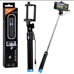 Selfie stick with Wire pin Stretchable Stick