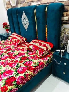 Bed set with sofa chairs set