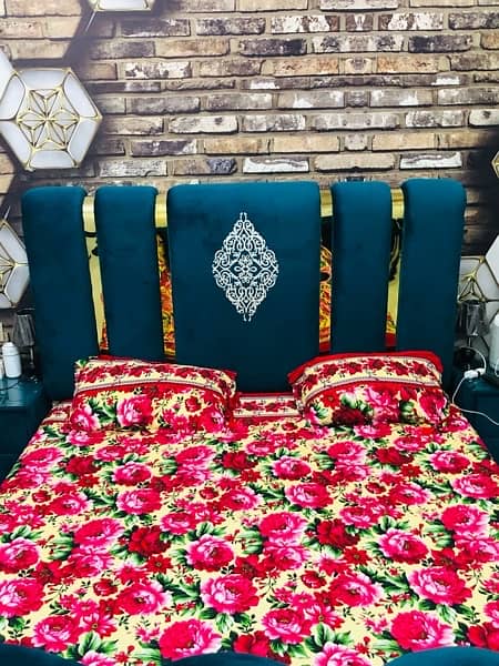 Bed set with sofa chairs set 2