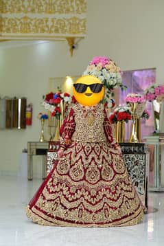 Bridal lehnga/ wedding dress/ Bridal designer dress/Barat dress