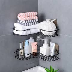 Metal Corner Rack For Bathroom & Kitchen | Metal Shelf Organizer