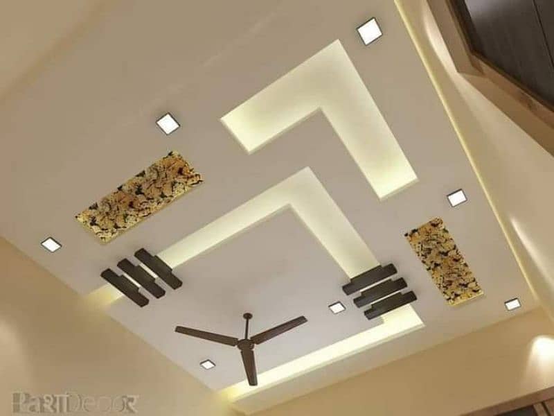 false ceiling, wallpaper, Wall panel, vinyl flooring, wood flooring 4