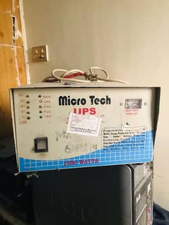 Micro Tech UPS genuine condition+1200 watt supply original company