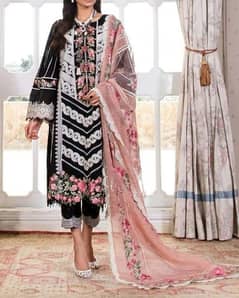 New Embroidered lawn 3 Pcs dress