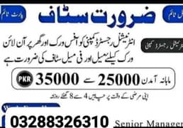 online job available for male and a