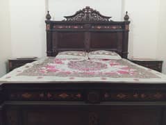 All complete package bed and dressing table sofa dewan side table