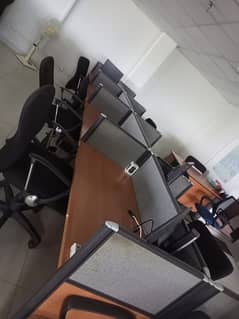 Office imported interwood executive chairs and workstation