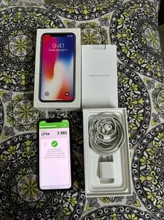 IPhone X PTA Approved With Box. .