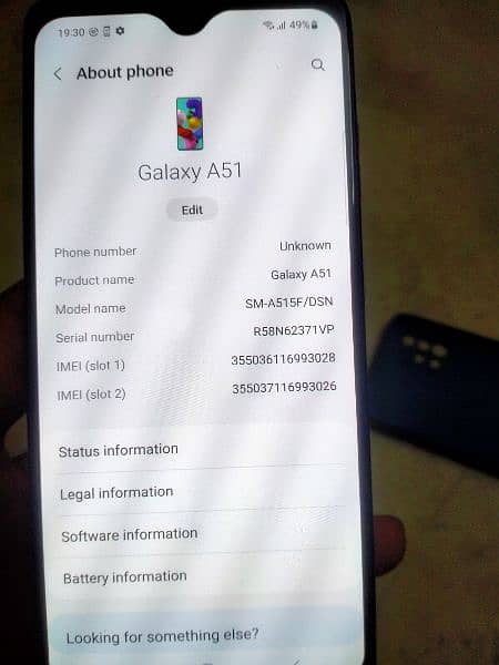 urgent sale Samsung A51 3