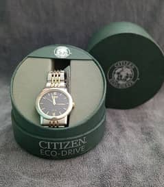 Citizen Eco-Drive Genuine Imported Wrist Watch 2 Tone.