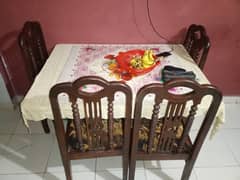 =*Dining Table with 4 Chairs*=