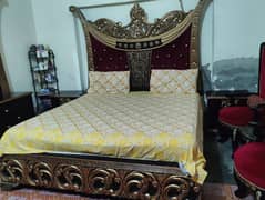 Room wooden king bed set