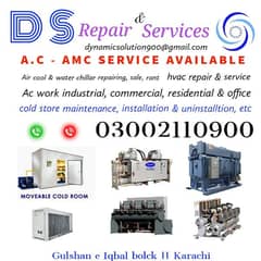 all type air condition, chillar , installation, repairing & sale