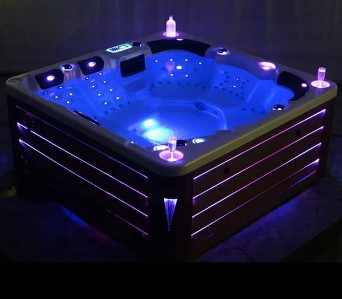 free standing bathtubs in black and blue color and jacuzi 10