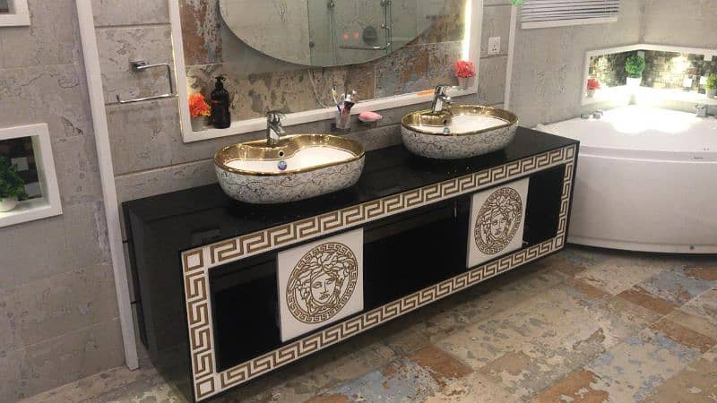 PVC designer vanities / Vanity / LED / Basin 16