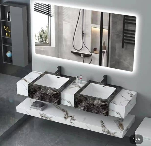 Designer Corian and PVC Vanities and modern   jacuuzi'' 14