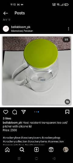 transparent pitcher heat resistant