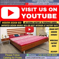 Double Bed King Size SIngle Full Size Queen Bedroom Cushion Wooden 0