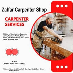 Carpenter Services, Woodworks, Furniture Polish, Texture, Tile fixer