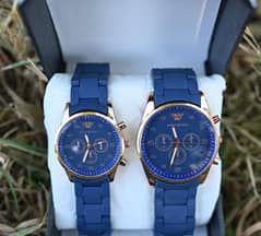 chronograph couple watch.  All over Pakistan free delivery