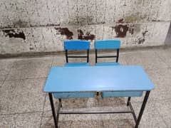 School chairs + Desk