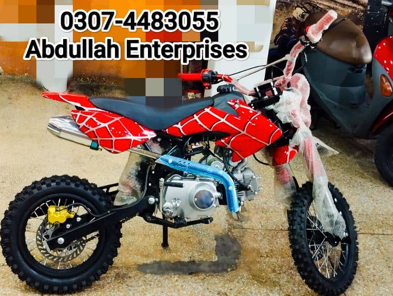 49cc Trail Bike brand New Zero Meter for sale online delivery all Pak 15