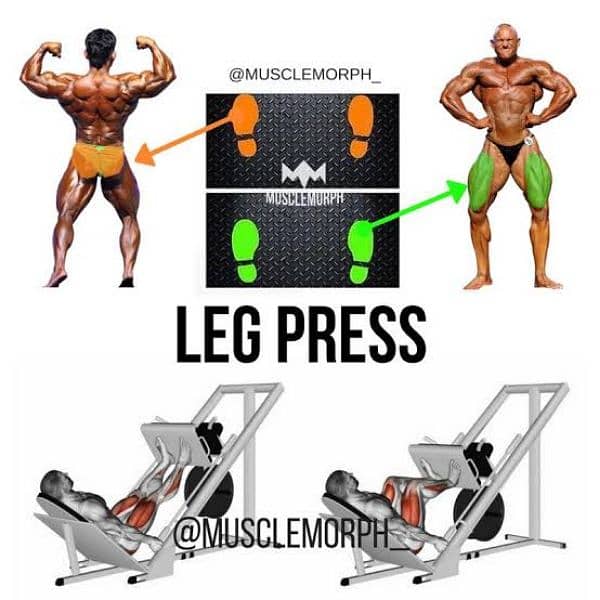 commerical leg free weight press body strong   gym and fitness machine 7