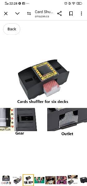 Card shuffler. 3