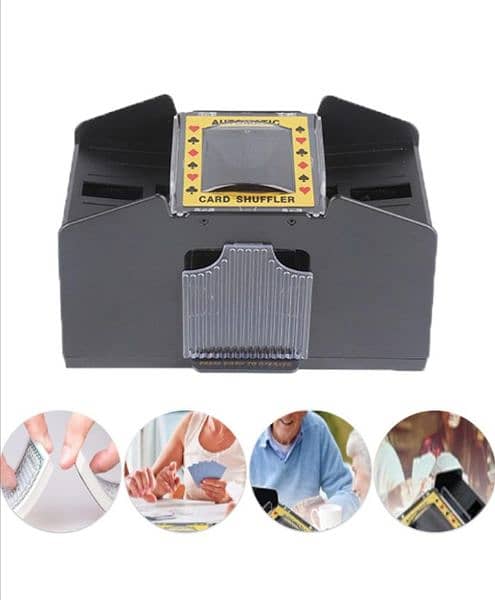 Card shuffler. 8