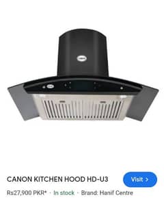 canon kitchen hood and stove for sale