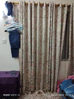 4 big size curtains in good condition