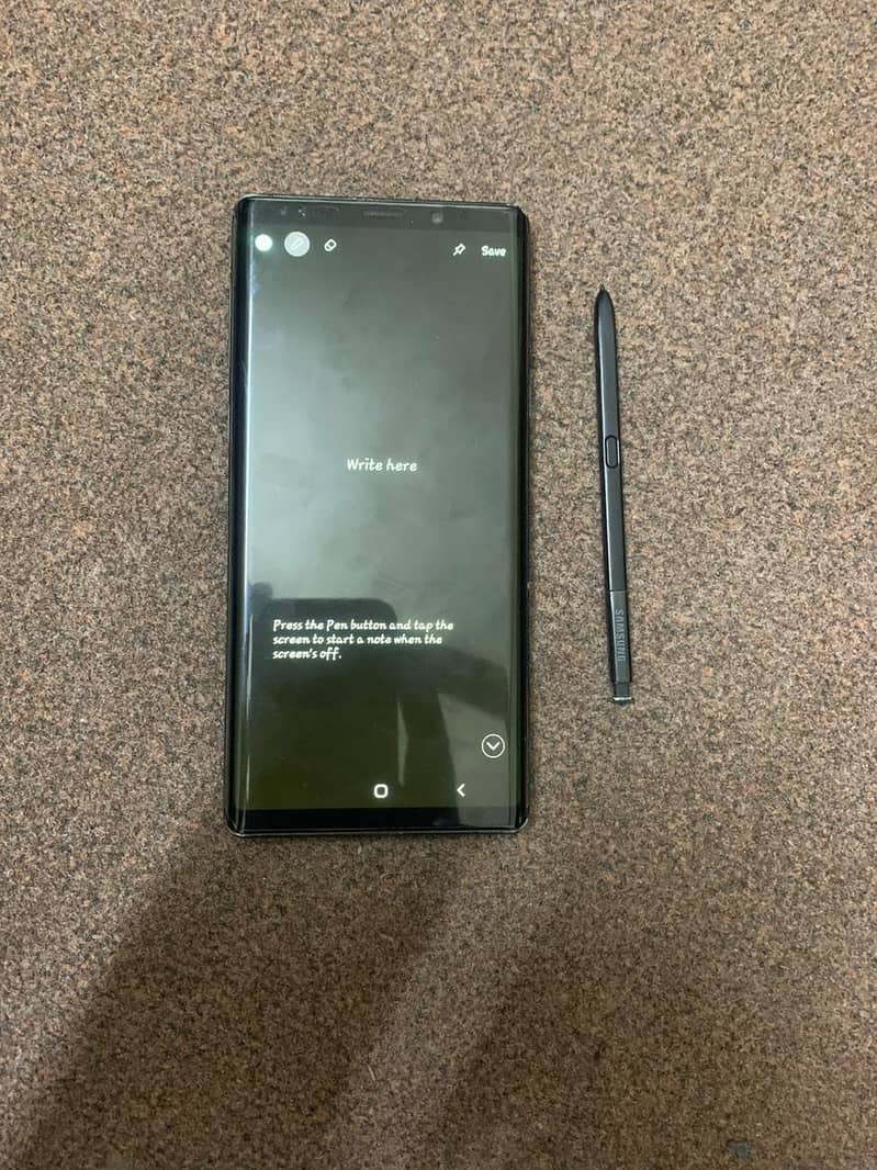 Samsung Galaxy Note 9 PTA approved 6/128 0