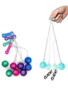 Kids Rop Ball Toys l Kids Toy Click Clack Balls l Clackers Ball