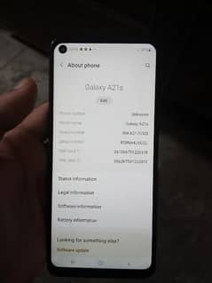 Samsung Galaxy A21s 10/8 condition panel change h baki sb ok hai