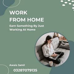 FULL TIME AND ONLINE WORK AVAILABLE