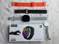 KW5 Ultra 2b3 Pairs of Straps & Finger Tip Call Receiving lSmart Watch