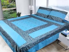 3 pcs king Size Cotton Bedsheets Whatsapp 03131013739