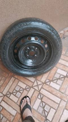 rim R14 and tubeless tyre good condition