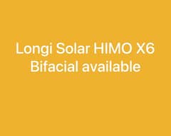LONGI HI-MO X6 Bifacial 565W , 575W