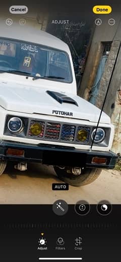 potohar front grill with fog lights