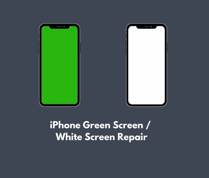 iphone 13pro max 14pro max 15pro max green white lcd panel solution 2