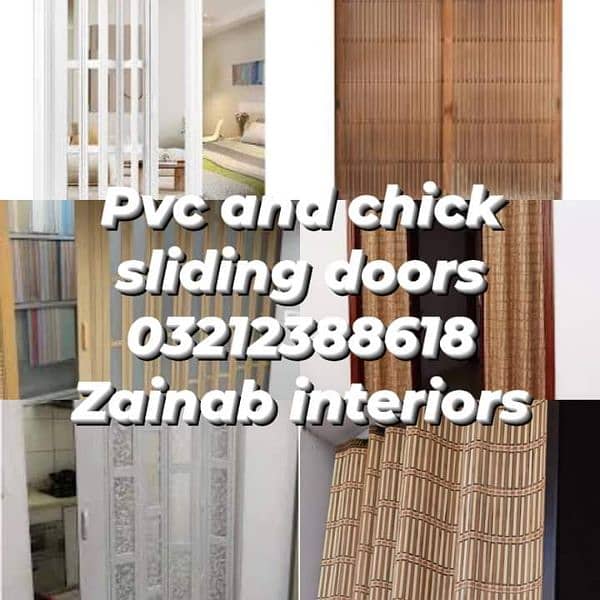 pvc and chick sliding doors 0