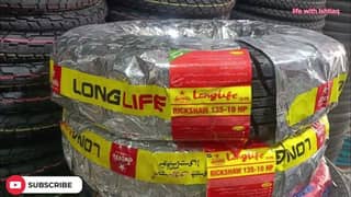 Service longlife 135-10 Rikshow tyres