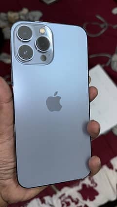 iphone 13 pro max pta approved siera blue color 128gb